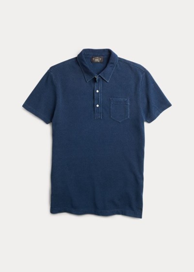 Ralph Lauren Cotton Pocket Polo Herre Danmark (UMKDX0789)